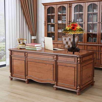 CAPXXIN Tiffany Retro Tischlampe Buntglas Mohnblumen Design Vintage Nachttischlampe Schlafzimmer Wohnzimmer Zinklegierung Handgefertigt